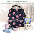 thumbnail image 5 of Gaeub Cartoon Donut Planets Print Mummy Diaper Bag Backpack,Durable Maternity Baby Nappy Casual Shoulder Bags,Travel Hiking Outdoor Pack, 5 of 6