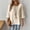 Beige plus size fall tops a1, variant on Women Plus Size Fall Round Neck 3/4 Sleeve Button Down Casual Solid Boho Pullover Tops for Women Cute Trendy Comfy Loose Fit Tunic Blouses Winter Business Work Clothes, Army Green M