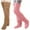 Brown, variant on WREESH Women Fashion Thigh High Socks Over Knee Stockings 2 Pairs High Fuzzy Socks Over Knee Winter Leg Warmers Plush Slipper Socks For Christmas Home Sleeping Brown