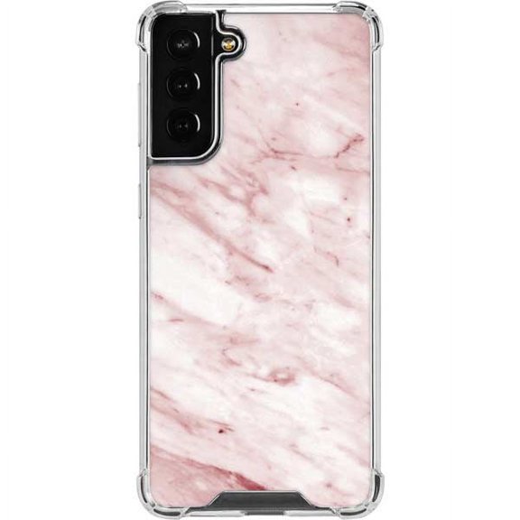 Skinit Marble Pink Marble Galaxy S22 Plus Clear Case