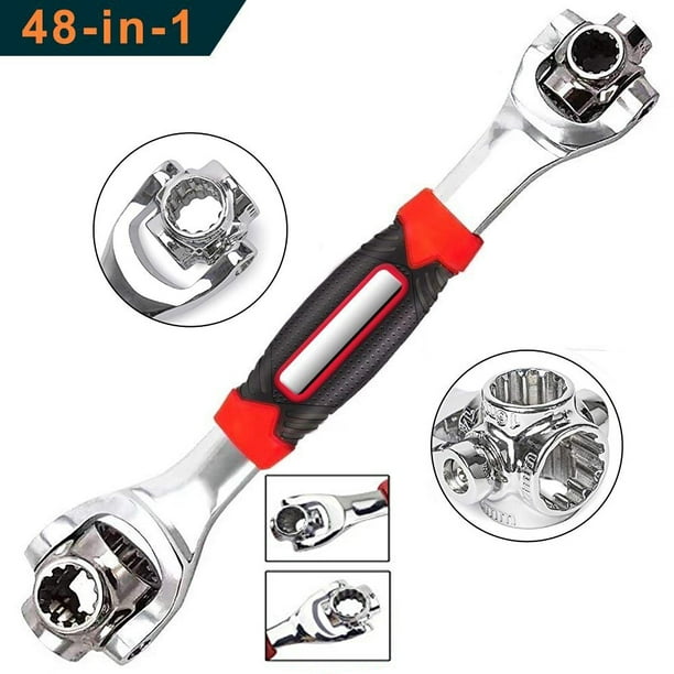 Universal Wrench 48 in 1 Socket Wrench, iPstyle 360 Rotating Head Car