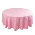 thumbnail image 3 of Efavormart 108" Seamless Premium Polyester Table Linens Round Commercial Grade Tablecloth For Wedding Banquet Restaurant - Pink, 3 of 10