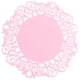 thumbnail image 2 of melotizhi Lace Flower Doilies Silicone Coaster Tea Cup Mats Pad Insulation Placemat LAU, Pink, 2 of 6