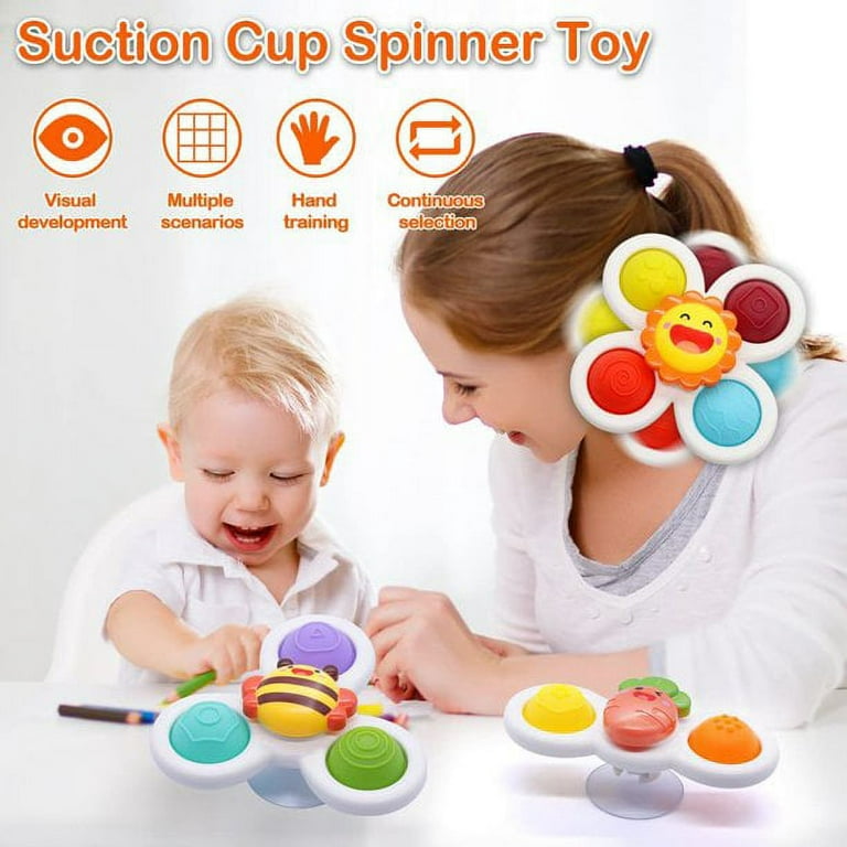  BornCare Fidget Suction whirly Spinners for Baby