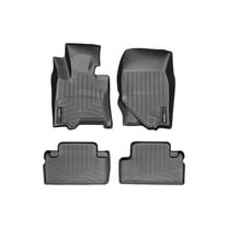 WeatherTech Custom Fit FloorLiners compatible with Infiniti QX50, EX - 1st & 2nd Row (2-pc. Rear Liner), Black
