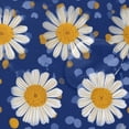 thumbnail image 4 of Yayeee Shower Curtain with Hooks 72"x72" Waterproof Fabric Bathroom Hanging Decor, Elegant Daisy Pattern, 4 of 5