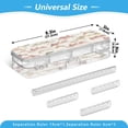 thumbnail image 3 of Plastic Pencil Box Large Capacity Pencil Boxes Clear Boxes with Snap-Tight Lid Stylish Office Supplies Storage Organizer Box Watercolor Farm Animals, 3 of 7