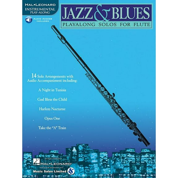 Jazz & Blues: Instrumental Play-Along for Flute, (Paperback)