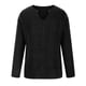thumbnail image 4 of Pntutb Mujer Manga Larga Color Sólido Cuello en V Top Casual Suelto Suéteres de Punto Blusa Pntutb Pntutb-963, 4 of 8