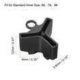 thumbnail image 2 of Uxcell Plastic Fishing Hook Bonnets Treble Hook Covers Fit for 6,7,8, Black 100 Pack, 2 of 6
