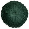 Round Pleated Velvet Decorative Pillow, 16" by Drew Barrymore Flower Home