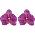 thumbnail image 6 of Boho 3D Flower Dangle Earrings for Women Exaggerated Large Butterfly Orchid Floral Statement Charms Drop Lightweight Elegant Dangling Wedding Birthday Beach Jewelry Gifts, 6 of 10