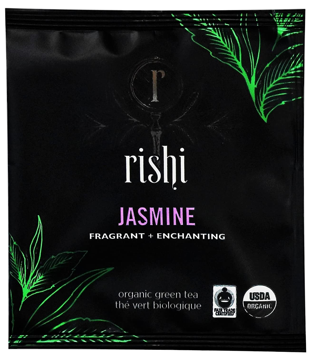 Rishi Tea Organic Jasmine Green Tea, 50 Sachets