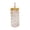 B, variant on Bubble Drinking Water Glasses, Iced Coffee Glass Tumbler with Straw and Lid, Reusable Tumbler for Home Bar Drinkware
