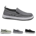thumbnail image 4 of Men's S𝗅ip On Sneakers Lightweight Casual L𝗈afers Shoes Comfort Flat Shoes Wear-Res𝗂st𝖺𝗇𝗍 Non-S𝗅ip Sport Shoes Fashion Breathable Athlet𝗂c Shoes for Driving Work Dress Walking, 4 of 4