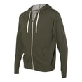 thumbnail image 2 of Independent Trading Co. - New IWPF - Unisex Heathered French Terry Full-Zip Hooded Sweatshirt, 2 of 5