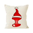 thumbnail image 2 of Hot6sl Liquidación de Ahorros de Verano Funda de Almohada Navideña con 26 Letras, Decoración Navideña para Sofá, Funda de Almohada con Borde de Lino Estampado, 2 of 5