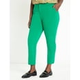 thumbnail image 3 of ELOQUII Women's Plus Size The Ultimate Stretch Slim Leg Pant, 3 of 6