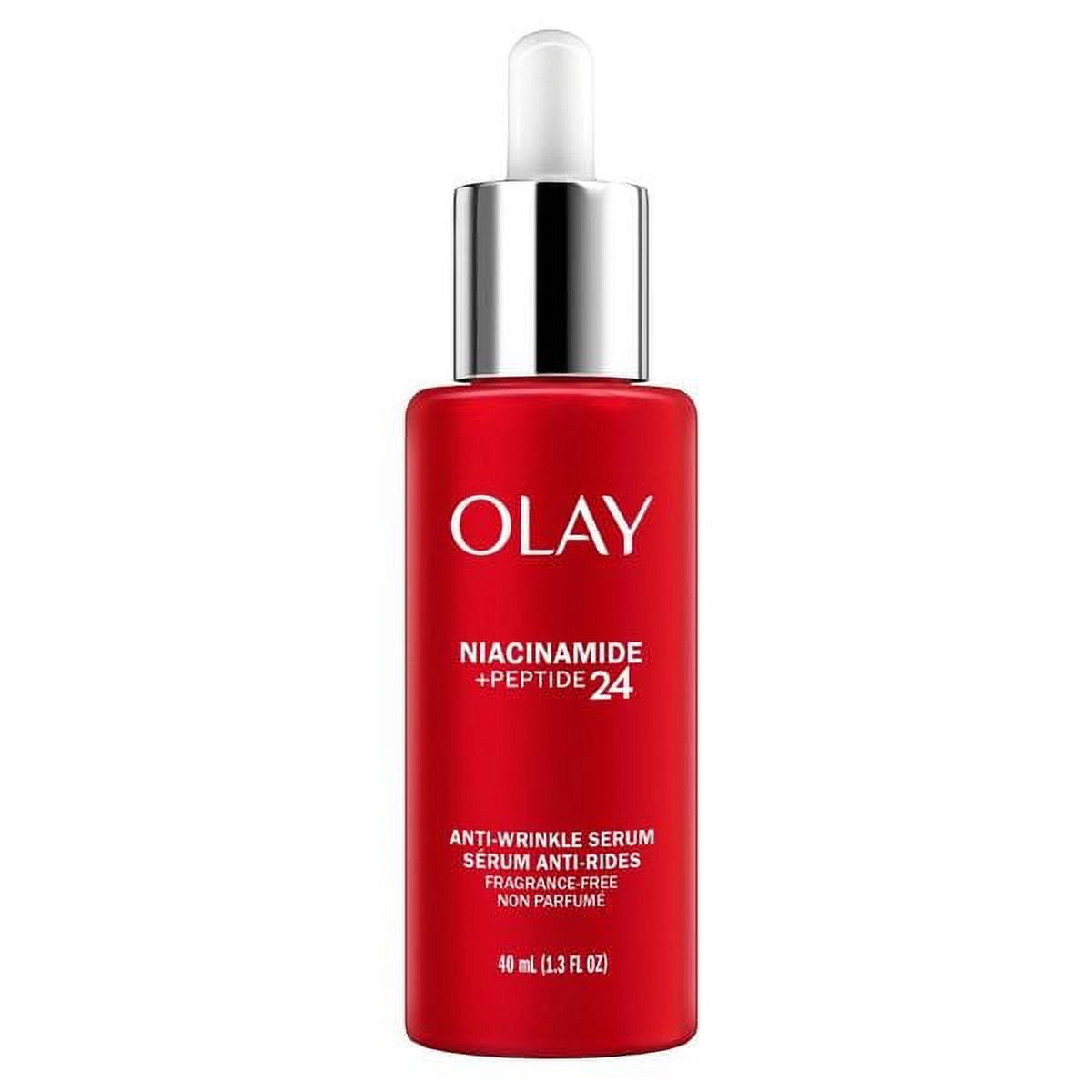 Olay: Niacinamide + Peptide 24 Anti-wrinkle Face Serum - Fragrance Free, Suitable for All Skin Types