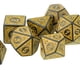 thumbnail image 3 of Juego de mesa poliédrico multifacético de 7 piezas Macarena Amarillo Dados poliédricos, 3 of 7