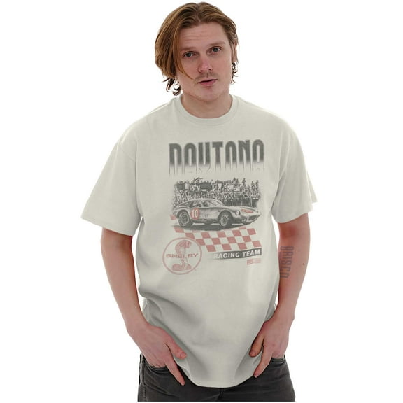 Shelby Motors Daytona Racing Team Men's Graphic T Shirt Tees Brisco Brands S