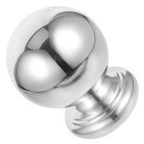 CATIEBYE Silver Decorative Fence Ball Finials Metal Garden Fence Post Toppers