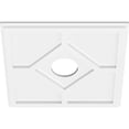 thumbnail image 4 of Ekena Millwork CMP18EY-04000 18 in. OD x 4 in. ID Square Embry Architectural Grade PVC Contemporary Ceiling Medallion, 4 of 4