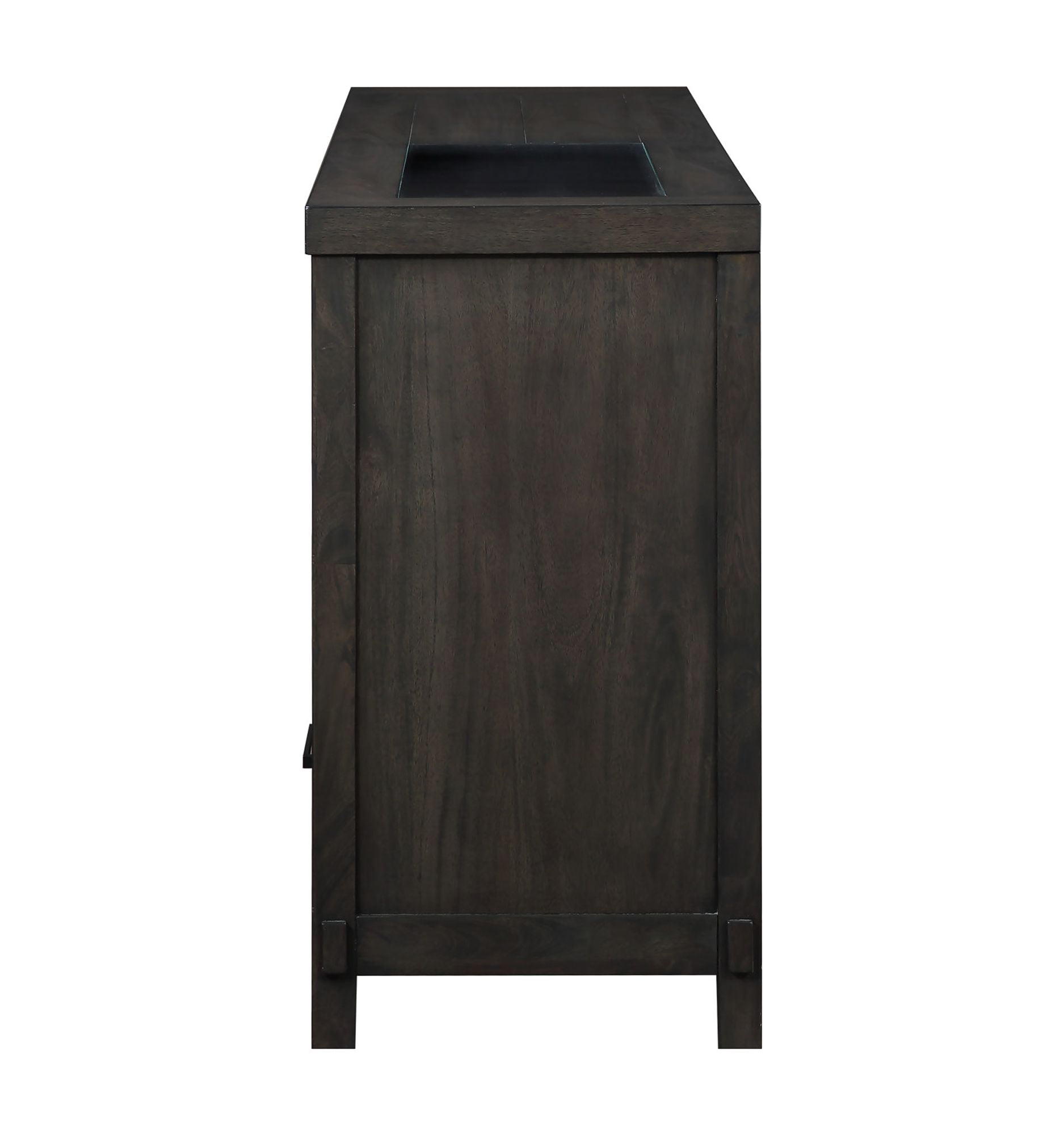 Steve Silver Napa Wood 36" Width Sideboard with Wine Bottle Storage,Dusty Espresso