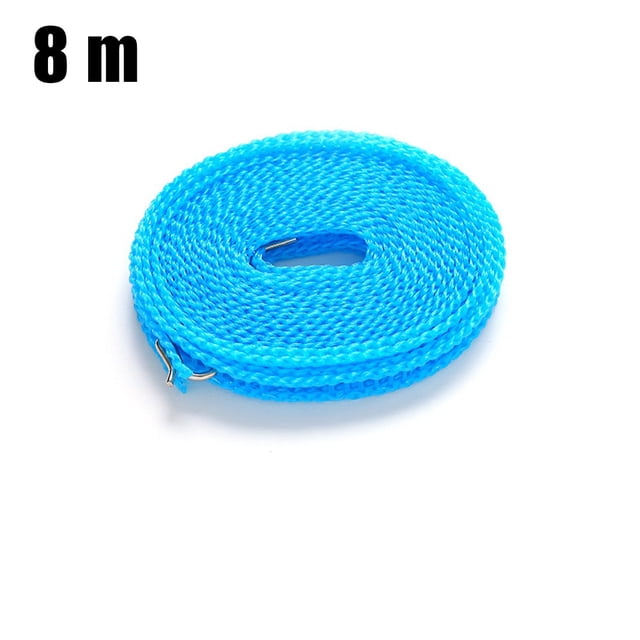 Clotheslines Windproof Non-Slip Clothes Line Clothe Drying Rope Portable Outdoor