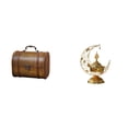 thumbnail image 1 of Joyero vintage de madera con diseño de quemador árabe antiguo. decorativo para guardar anillos, candelabros y otros objetos decorativos para el, 1 of 8