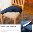 thumbnail image 4 of Stretch Chair Seat Covers, Spandex Jacquard Chair Seat Covers Removable Washable Chair Seat Cushion Cover For Kitchen, 4 of 6