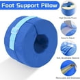 thumbnail image 7 of Clearance! 2025 Markun Foot Support Pillow Ankle Foam Cushion with Zipper Removable Cover Wedge Heel Pillow for Foot Pressure Bed Feet Leg Rest and Leg Rest Post Blue, 7 of 7