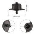 thumbnail image 2 of Emisor de gotero de compensación por presión Unique Bargains para riego por goteo de Césped del Jardín con conector de manguera de plástico Negro 1 GPH 50 unids, 2 of 4