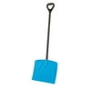 Suncast 18" Snow Shovel and Pusher with Steel Core Handle, Blue