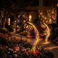 thumbnail image 4 of Halloween Cauldron Garden Stake Light, Flying Witch and Waterfall-Style Colorful LED Projection, Outdoor Yard Decoration for Lawn Patio Walkway, Spooky Party and Fall Seasonal Decor (1PC), 4 of 6