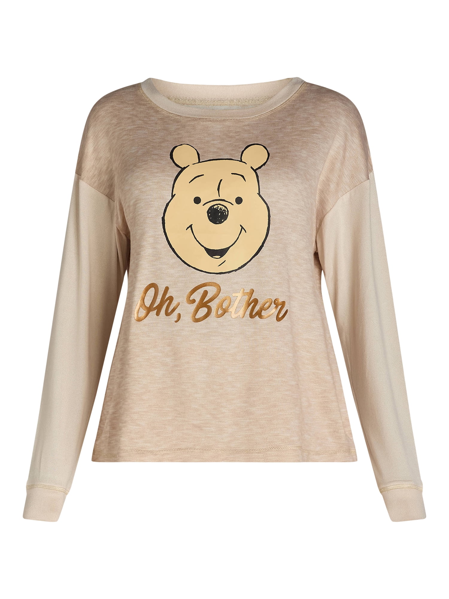 Disney Women's Winnie the Pooh Lounge Top and Pants with Socks Set, 3-Piece, Sizes XS-3X