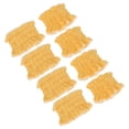 thumbnail image 3 of 4 pares de muñequeras de microfibra para lavado de cara, muñequeras absorbentes para lavar la muñeca, toalla para mujeres y niñas, color amarillo, 3 of 5