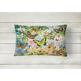 thumbnail image 2 of North American Butterflies Canvas Fabric Decorative Pillow, 2 of 4