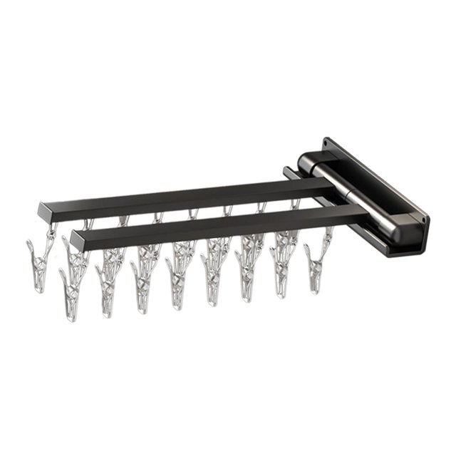 Cintre de Séchage de Chaussette Rack Multifonctions Organisation de Séchage Pliable style A