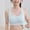 Light Blue, variant on Girls Sports Bra Size 9-18 Bralette Seamless Cami Crop Bras Built-Up Stretch Sports Bra in Everyday Colors Light Blue