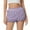 Purple, variant on Bloomer Shorts for Women Summer Casual Elastic Waist Cute Ruffle Pumpkin Pants Boyshorts Layered Y2k Mini Shorts