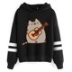 thumbnail image 3 of Ullzang-Sudadera con estampado de gato Pusheen para mujer, ropa con capucha de estilo coreano, Kawaii, Harajuku, 3 of 5