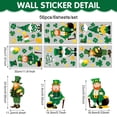 thumbnail image 4 of St Patricks Day Window Clings, Large Leprechaun Style Reusable Static Window Stickers for St Patricks Day Decorations, 4 of 7
