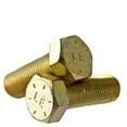 thumbnail image 1 of 1/2-20 x 1 3/8 Hex Head Cap Screws, Alloy Steel Grade 8, Zinc Yellow Plating (Quantity: 350 pcs) - Fine Thread UNF, Fully Threaded, Length: 1 3/8 Inch, Thread Size: 1/2 Inch, 1 of 1