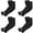 4 Pairs (black), variant on 4 Pairs UPF 50 Sun Protection Cooling Arm Sleeves for Men & Women, Sports Compression Sleeves for Golf Outdoor Work
