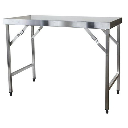 Stainless Steel Portable Folding Work Table Walmart Canada