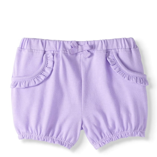 Baby Girls' Solid Bubble Shorts