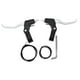 thumbnail image 4 of Juego de palanca de freno de bicicleta con cables de freno para bicicletas plegables ligeras Plateado, 4 of 9