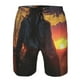 thumbnail image 3 of Balery Sunset Western Cowgirl Traje de Baño Estilo Hawaiano para Hombre, Shorts de Secado Rápido con Bolsillos-X-Large, 3 of 6