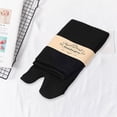 thumbnail image 5 of Yibooy Unisex Clog Socks Washable Toe Separation Socks for Everyday Wear (Black), 5 of 7